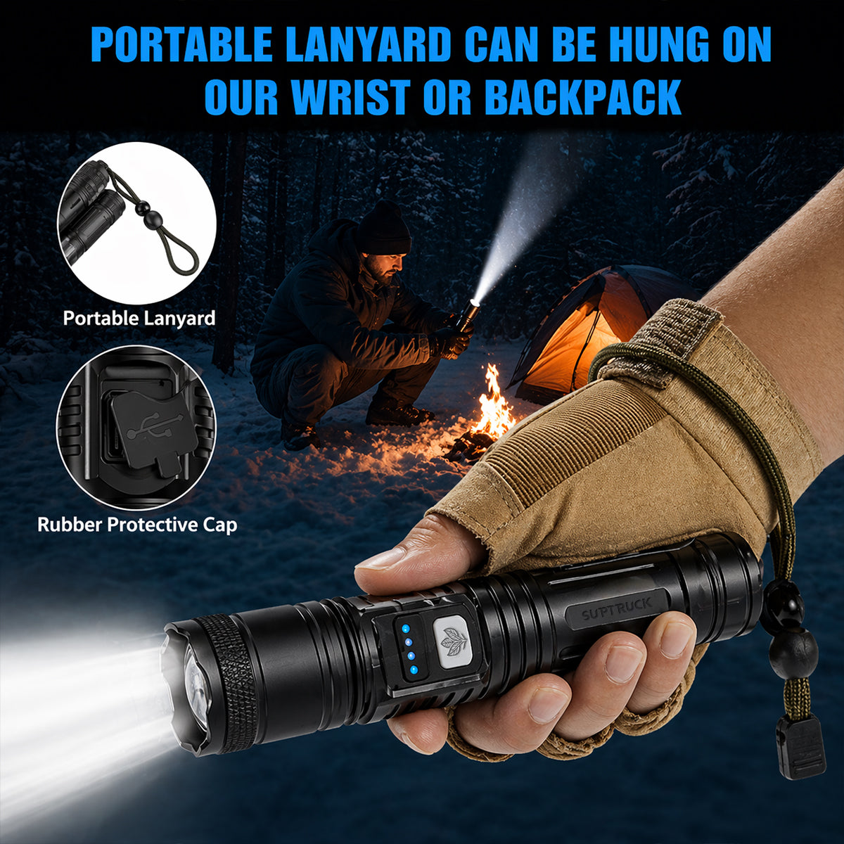 BIGGEST DEAL 70% OFF +🎁Version 2026 Super Bright Ultimate Survival Flashlight|2M+ Sold Worldwide ️🏆80X Brighter Beam|120-Hour Battery |Advanced COB LEDs