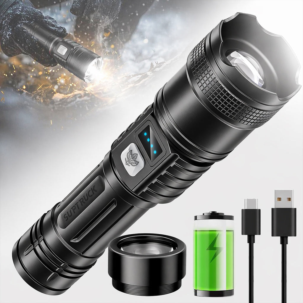 BIGGEST DEAL 70% OFF +🎁Version 2026 Super Bright Ultimate Survival Flashlight|2M+ Sold Worldwide ️🏆80X Brighter Beam|120-Hour Battery |Advanced COB LEDs