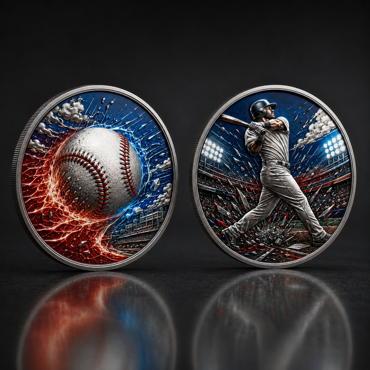 🔥 Limited Edition Baseball Collector Coin – Celebrate Every Swing, Hit & Home Run⚾