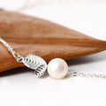 Simple forest leaf bracelet