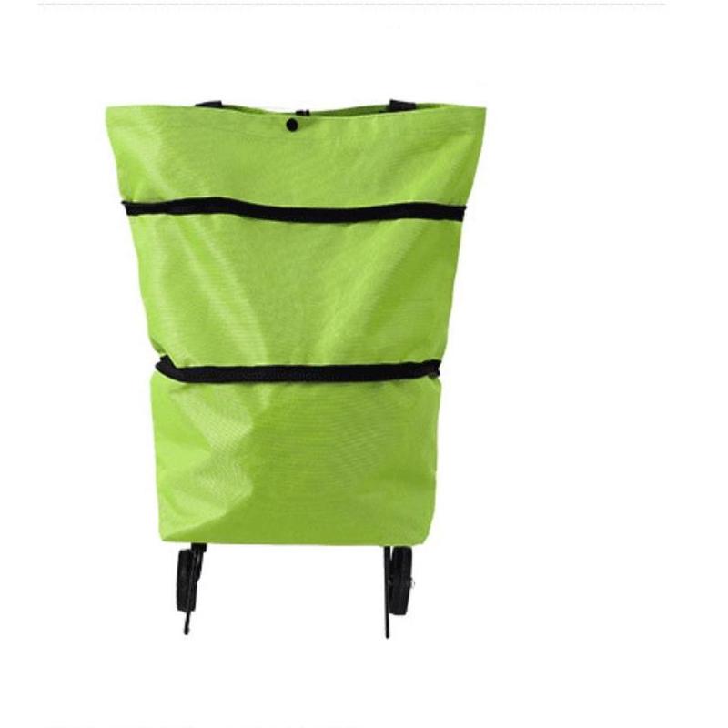 Portable Shopping Cart Foldable Grocery Trolley Lightweight with Wheels for Home Delivery Handcart Small Trailer Ideal for Shopping Tasks