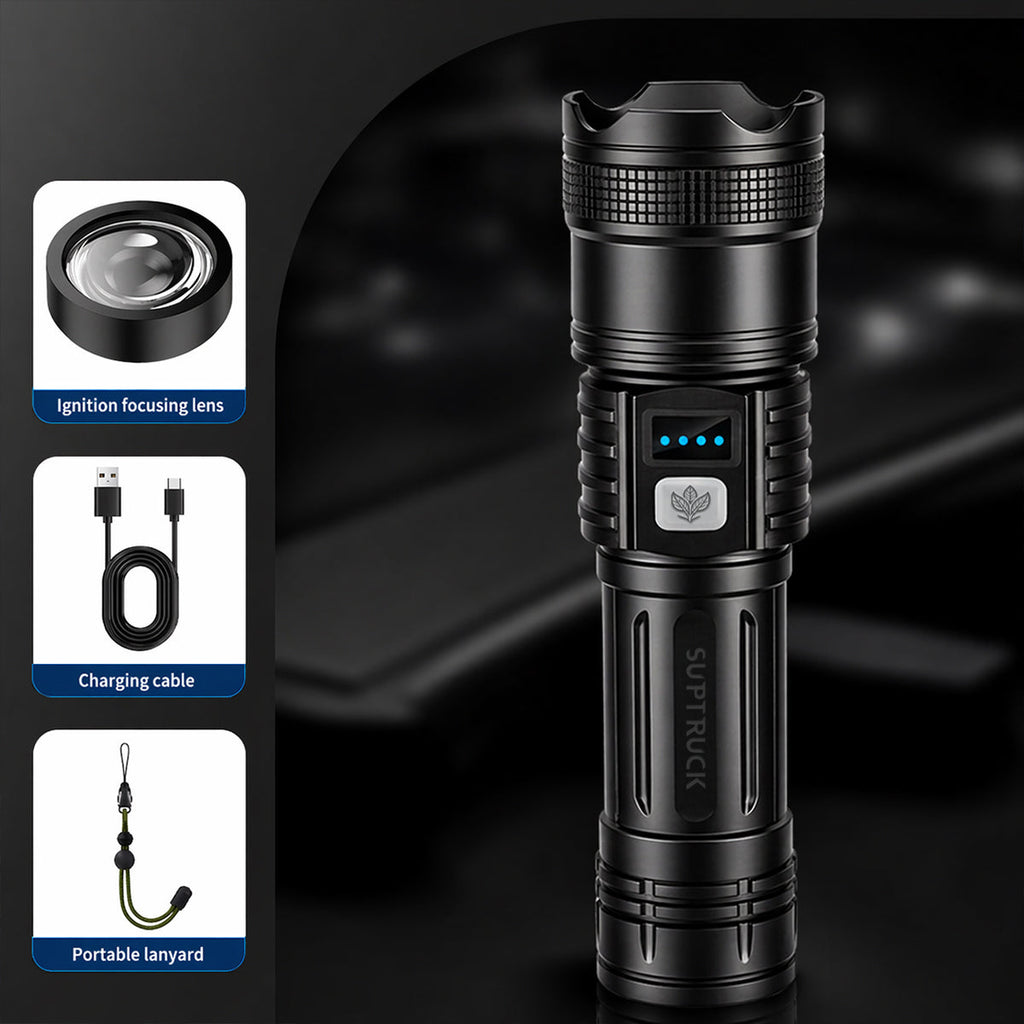 BIGGEST DEAL 70% OFF +🎁Version 2026 Super Bright Ultimate Survival Flashlight|2M+ Sold Worldwide ️🏆80X Brighter Beam|120-Hour Battery |Advanced COB LEDs