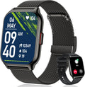 Smart Watch 45mm for WomenMen(Dial/Answer Calls), 2.0" FitnessTracker Watch with Heart Rate/BloodPressure/Blood Oxygen Monitor forAndroid iOS