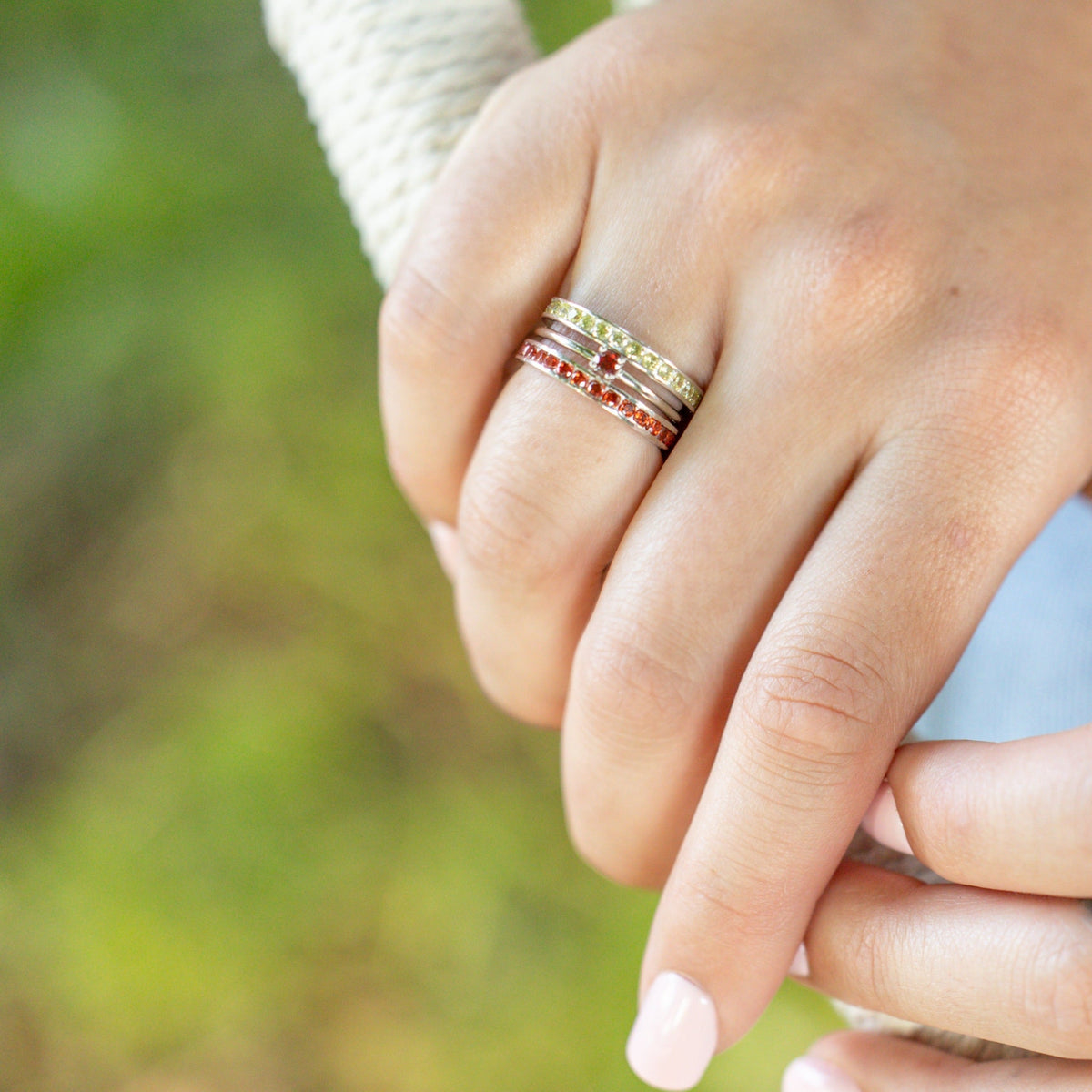 Garnet Eternity Ring