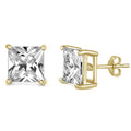 Dainty Princess Cut Earrings