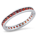 Garnet Eternity Ring