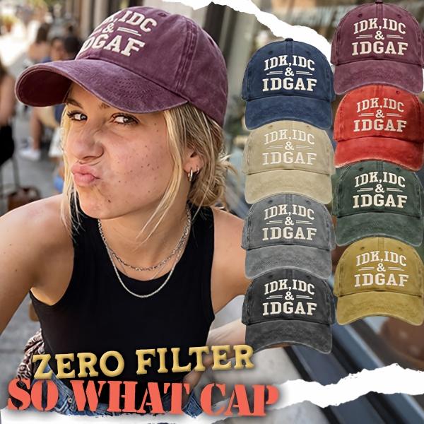 Zero‑Filter So What Cap